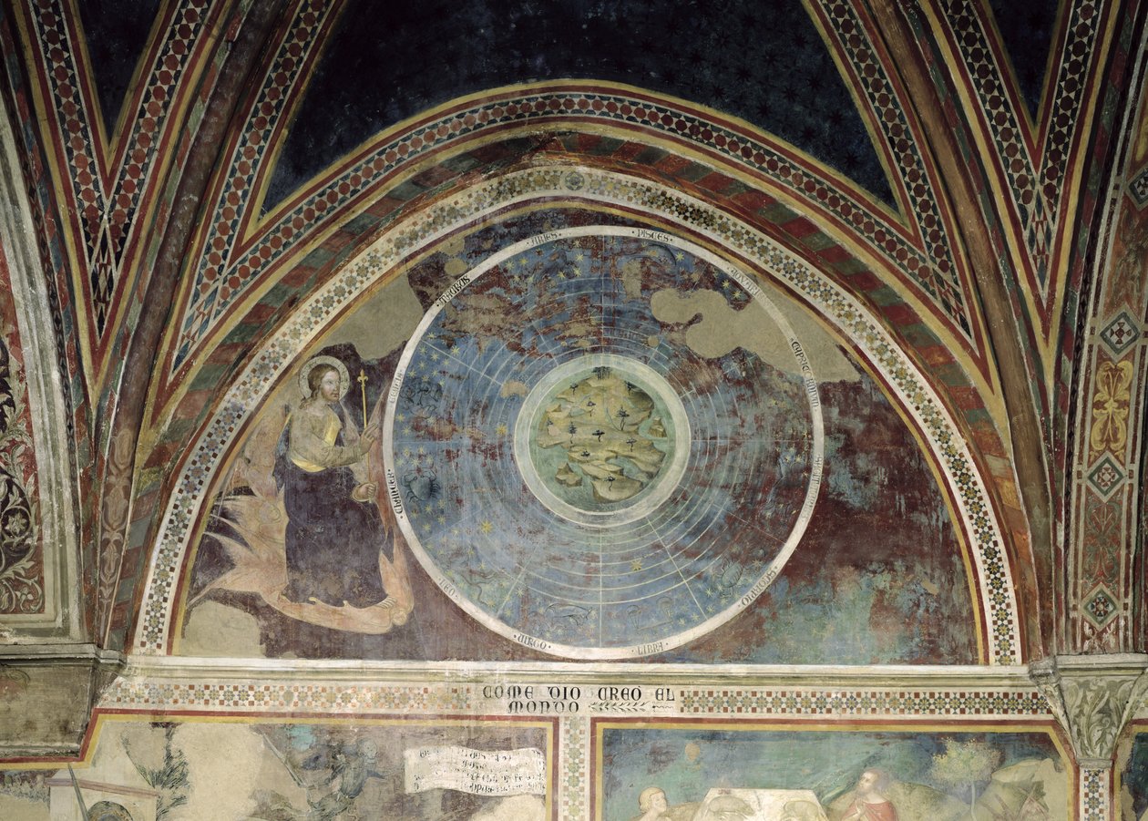 Världens skapelse, 1356-67 av also Manfredi de Battilori Bartolo di Fredi