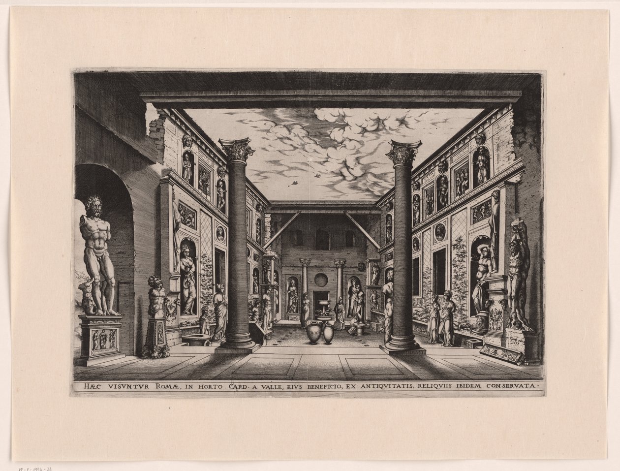 Bildentuin i Palazzo Valle, Capranica av anonymous (attributed to)