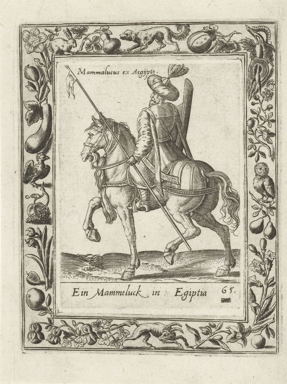 Mamluk till häst av anonymous (attributed to)