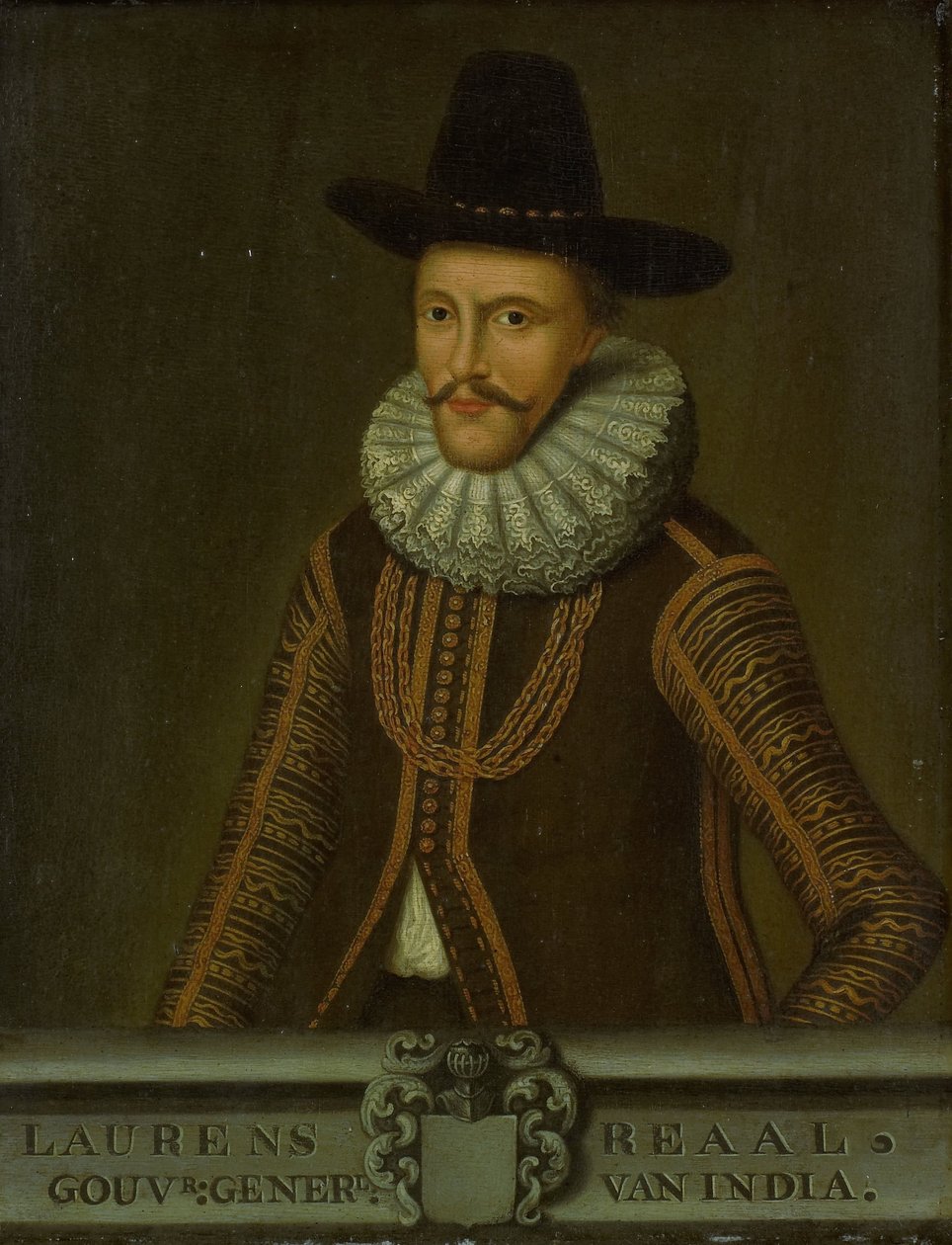 Porträtt av Laurens Reael, generalguvernör i Nederländska Ostindien av anonymous (copy after)