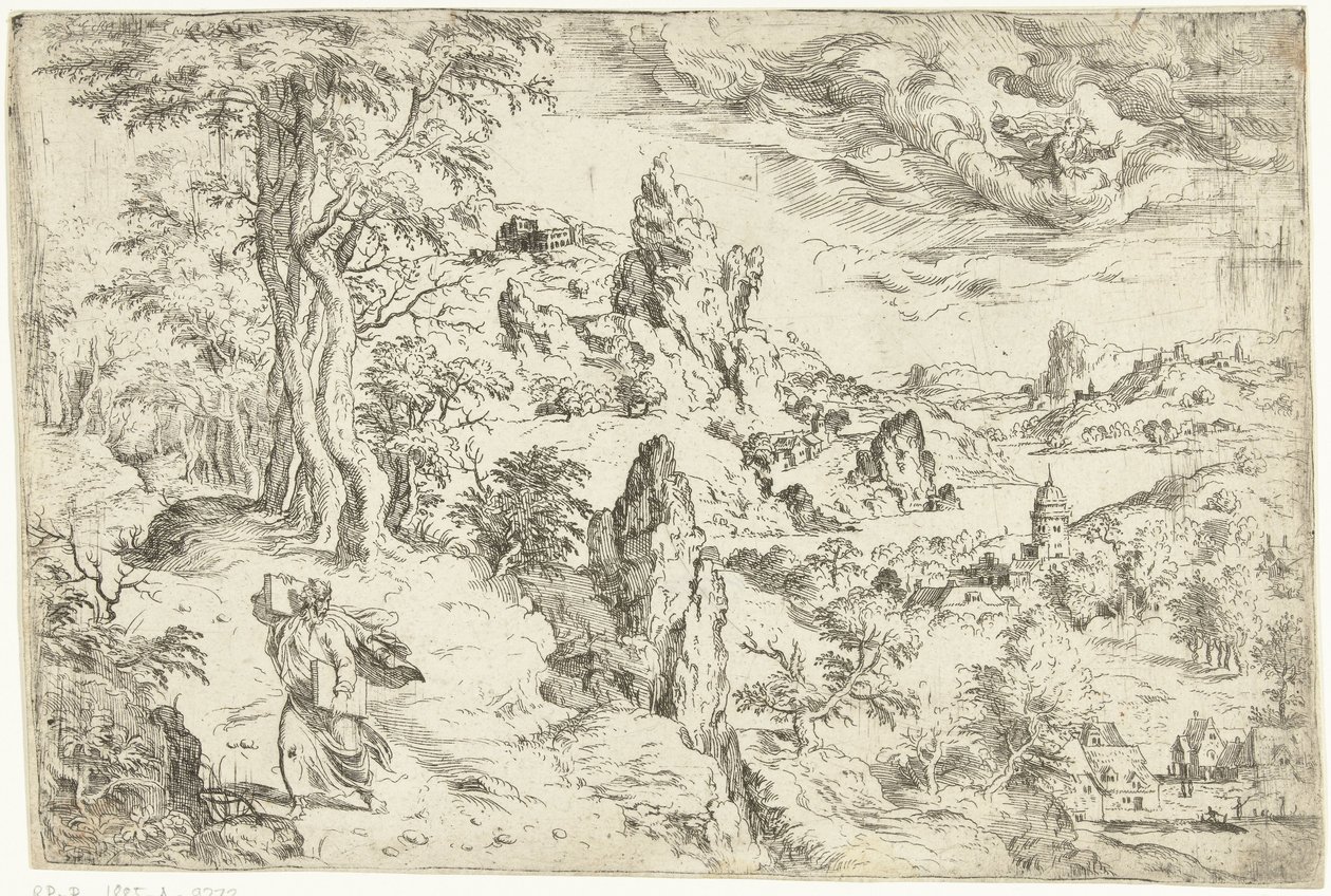 Moses med lagens stentavlor av anonymous (possibly)
