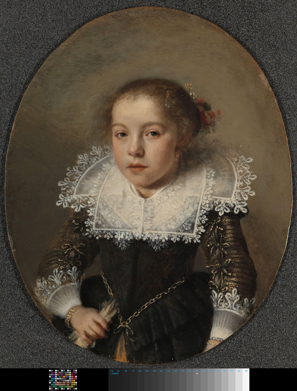 Porträtt av Cornelia Cornelisdr van Esch av anonymous (possibly)