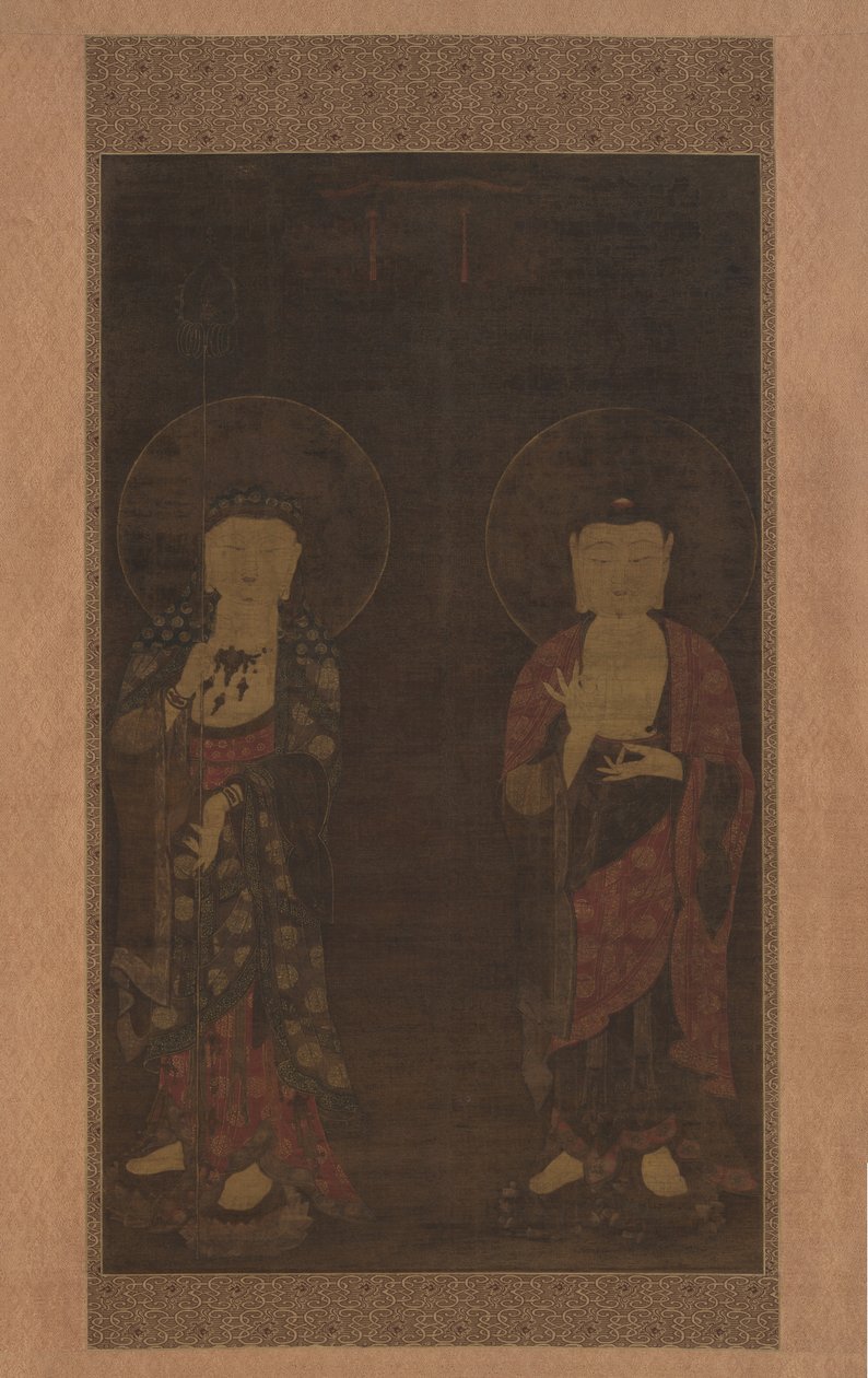 Amitabha och Kshitigarba av anonymous 