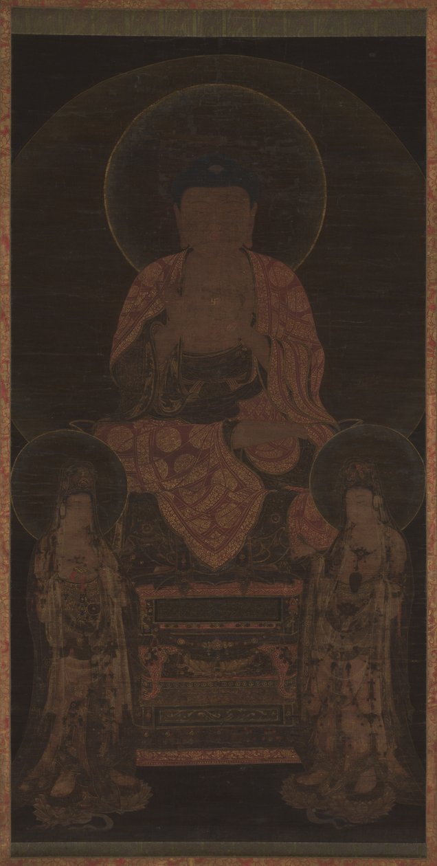 Amitabha-triaden av anonymous 
