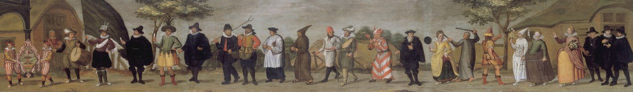 Nederländska: Allegorisk parad av Dordrecht Rederijkers Kamer de Fonteynisten av anonymous 