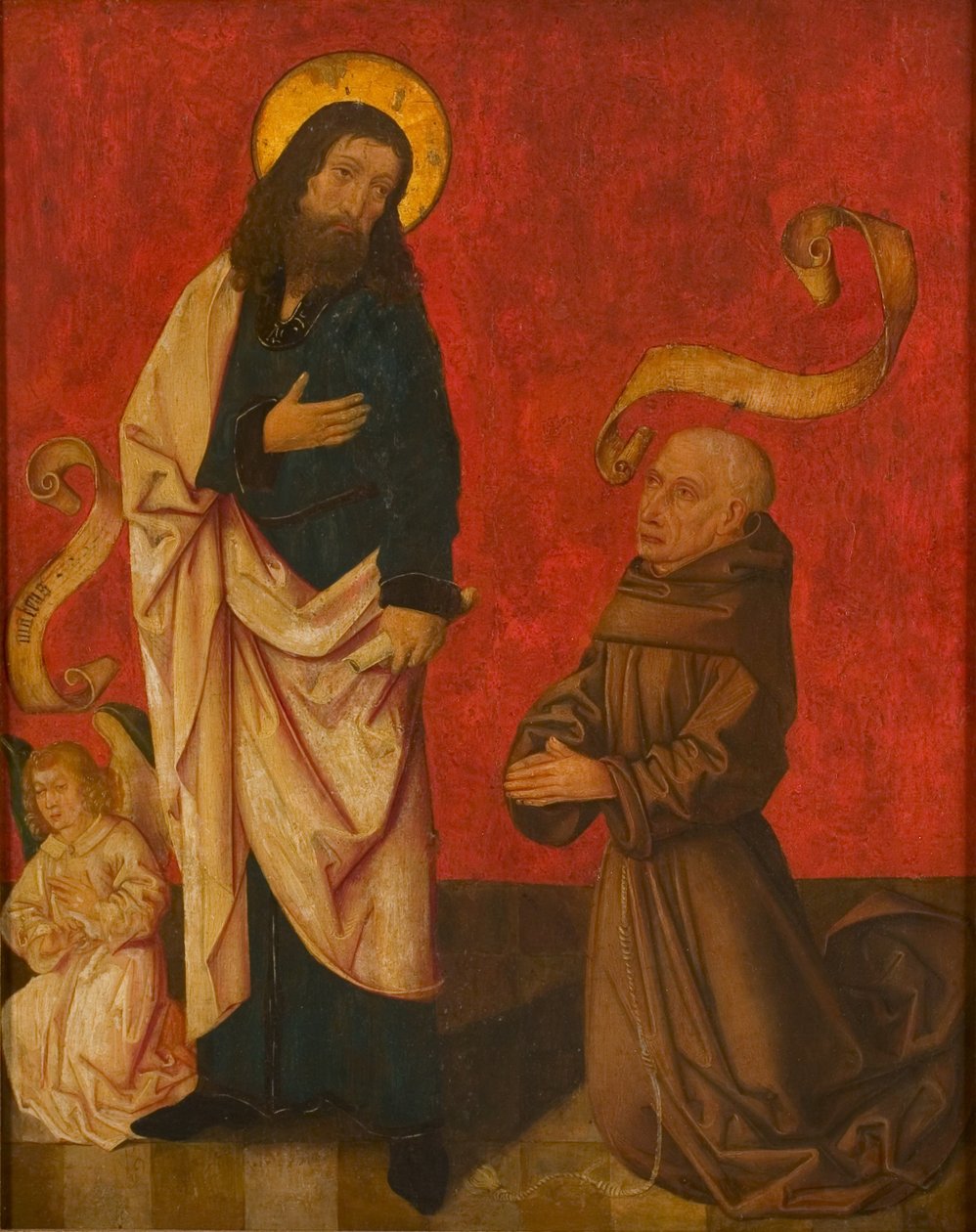 Holländska: Evangelisten Matteus och en präst av anonymous 