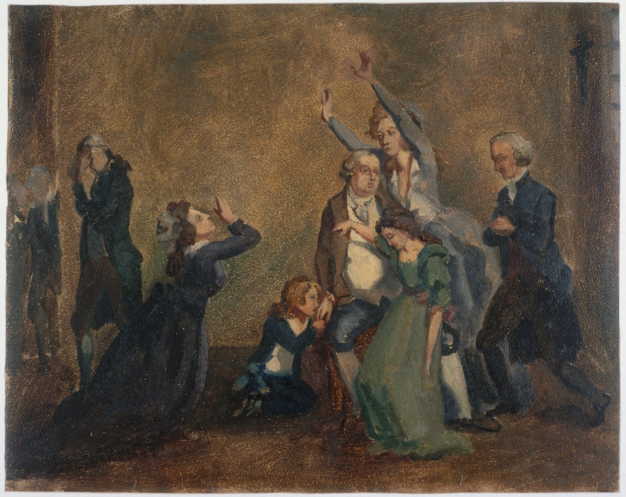 Franska: Ludvig XVI:s avsked till sin familj, 20 januari 1793. av anonymous 