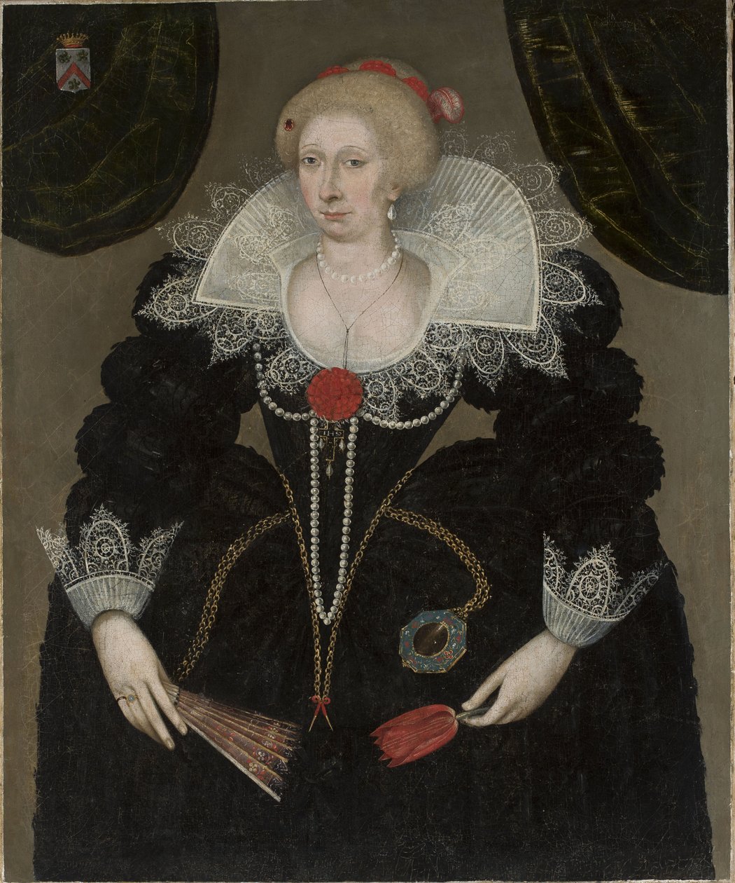 Porträtt av Susanne le Royer de Brisolliéres av anonymous 