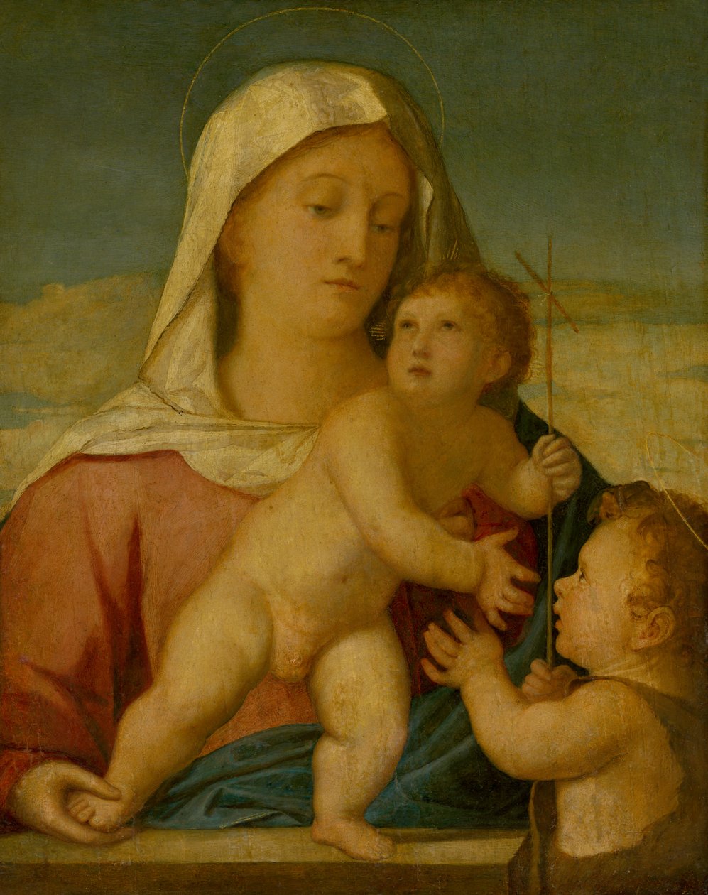 Slovakiska: Madonna och barnet med Johannes Döparen Madonna och barnet med Johannes Döparen av anonymous 