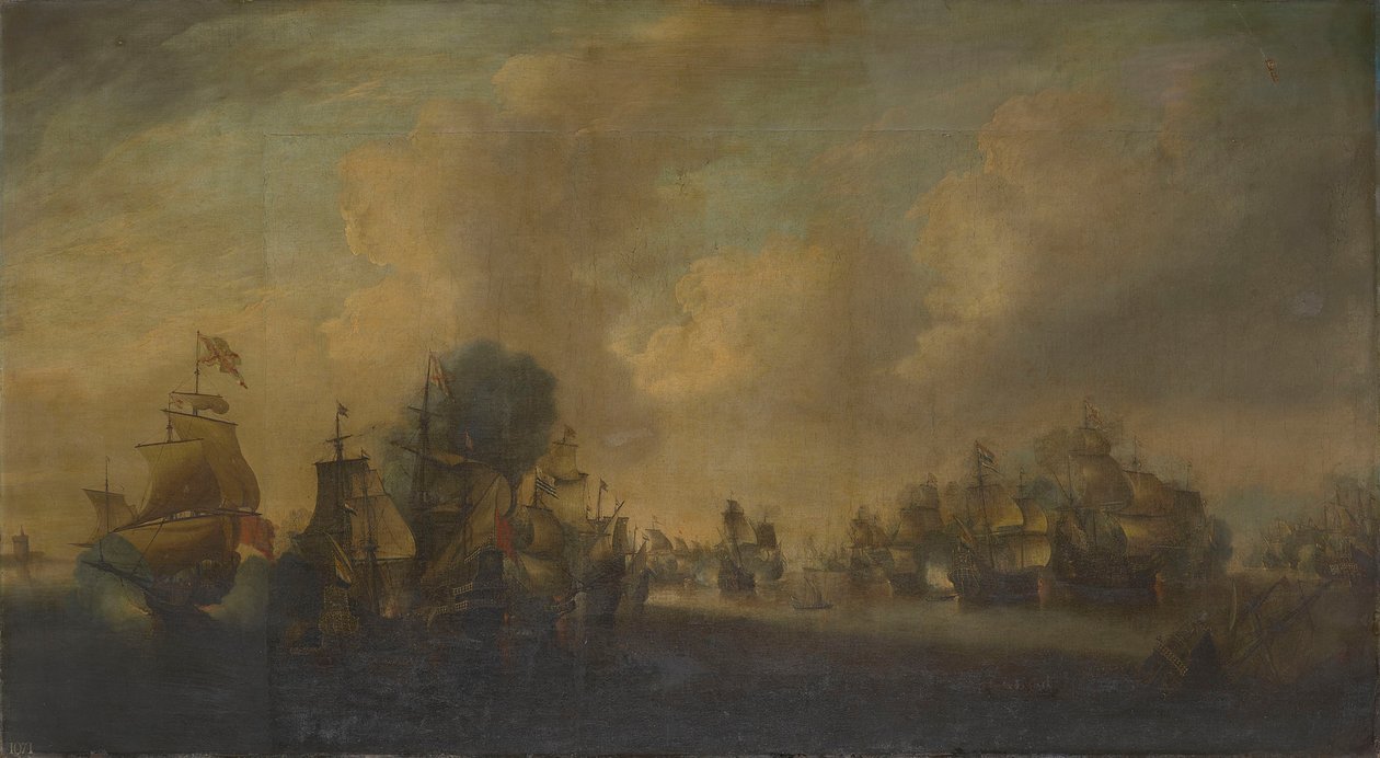 Slaget vid Downs, 21 oktober 1639 av anonymous 