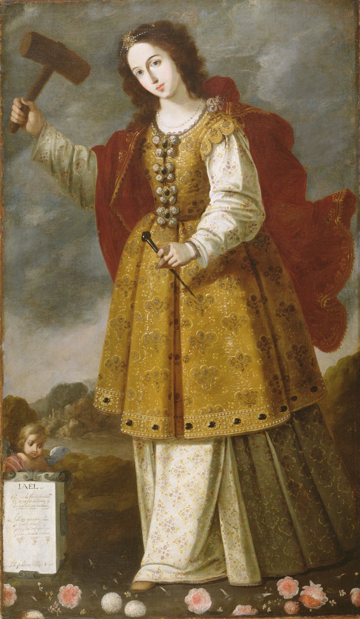 Jael, ca 1650 (olja på duk) av attr. to Bernab de Ayala