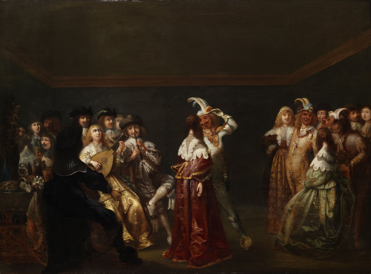 Der Narrentanz av attributed to Palamedes Palamedesz