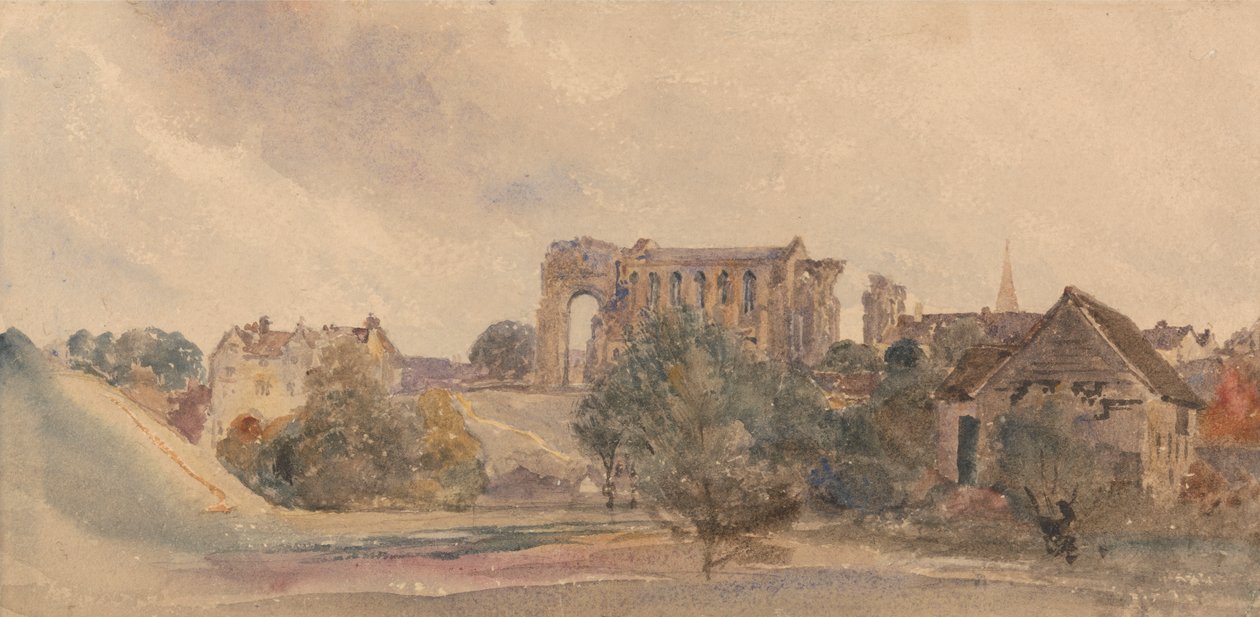 Malmesbury Abbey av attributed to Peter DeWint