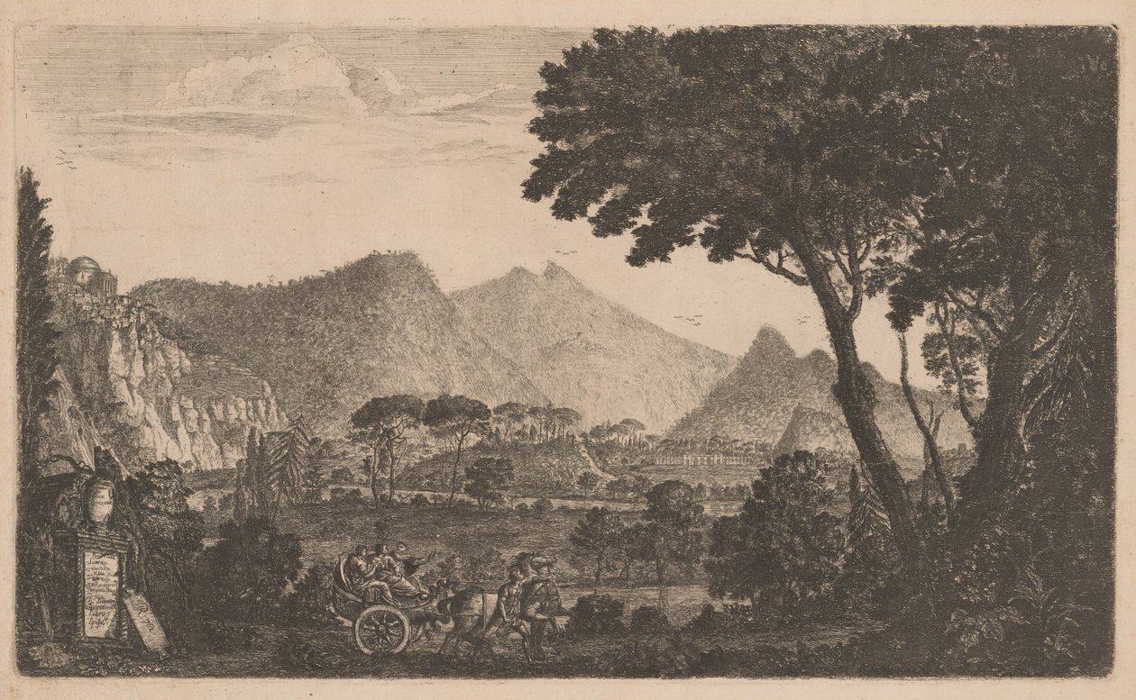 Horaces Sabine Villa av attributed to Peter Stephens