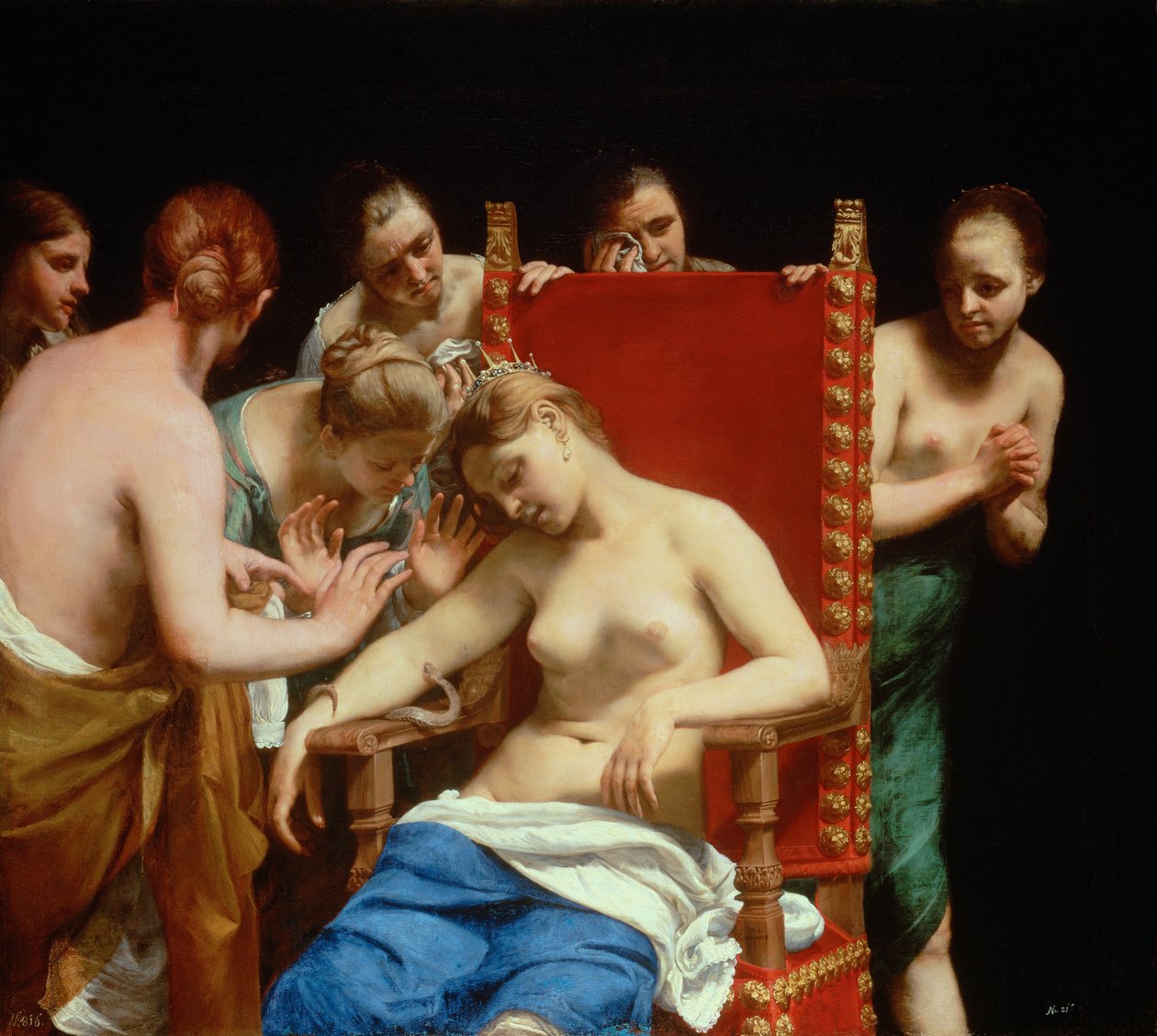 Cleopatras död av Guido Cagnacci