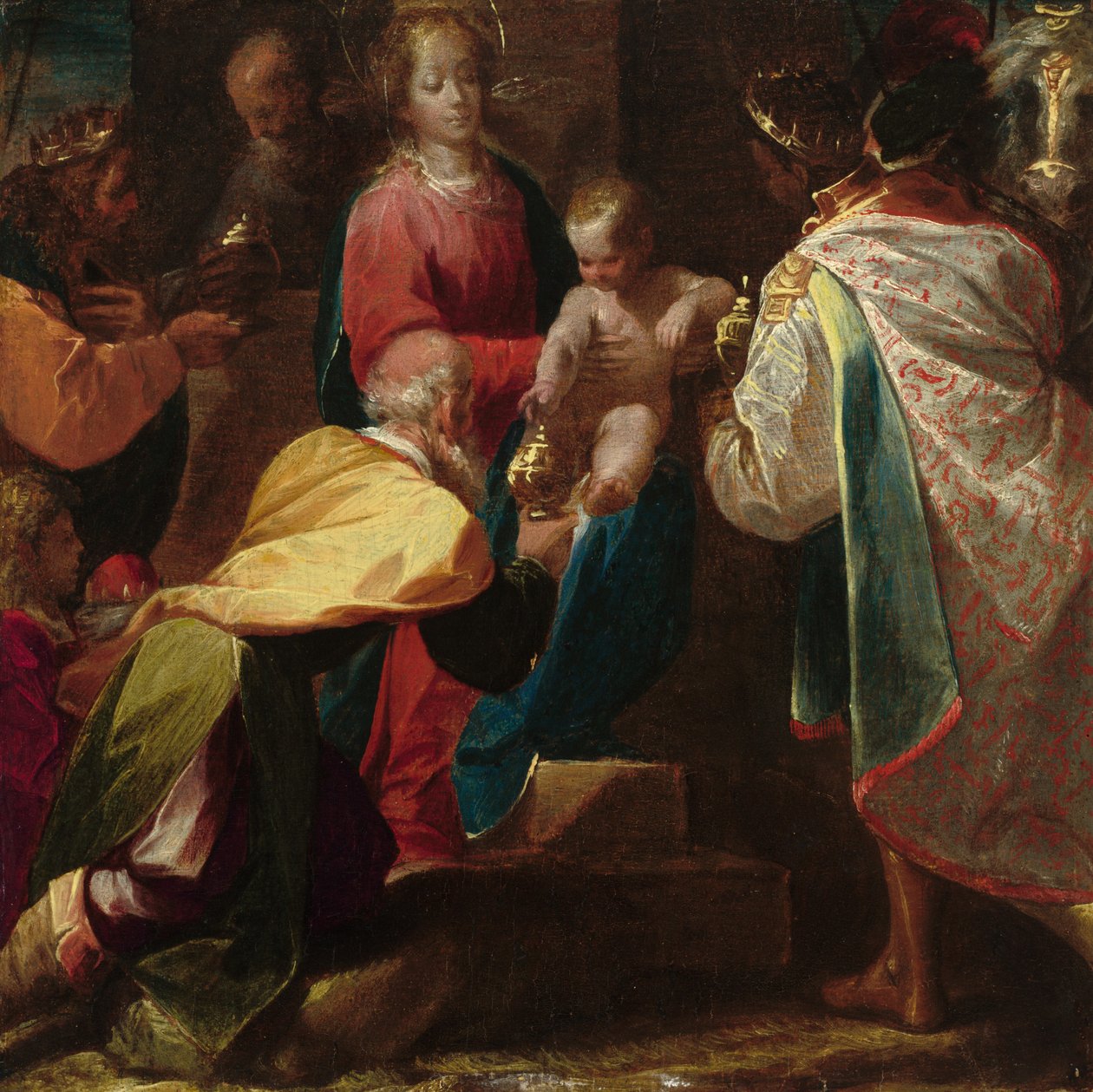 Tillbedjan av Magi av called Morazzone Pier Francesco Mazzucchelli