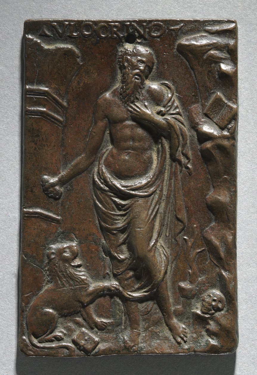 Sankt Jerome av cast after a model by Ulocrino