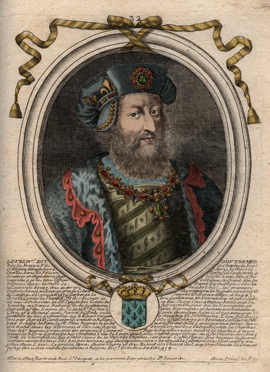 Porträtt av Louis IV d