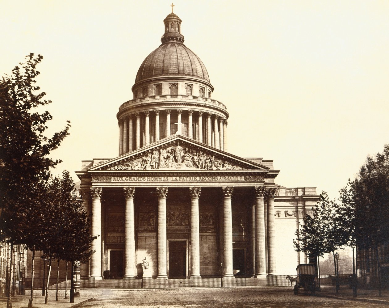 Panthéon de Paris Medium av Edouard Denis Baldus