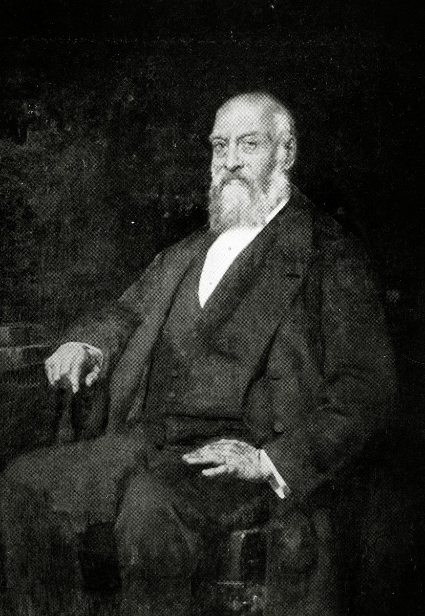 Porträtt av Jean Macé av Édouard Krug