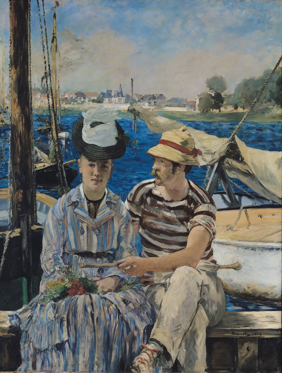 Argenteuil, 1874 swed av Édouard Manet