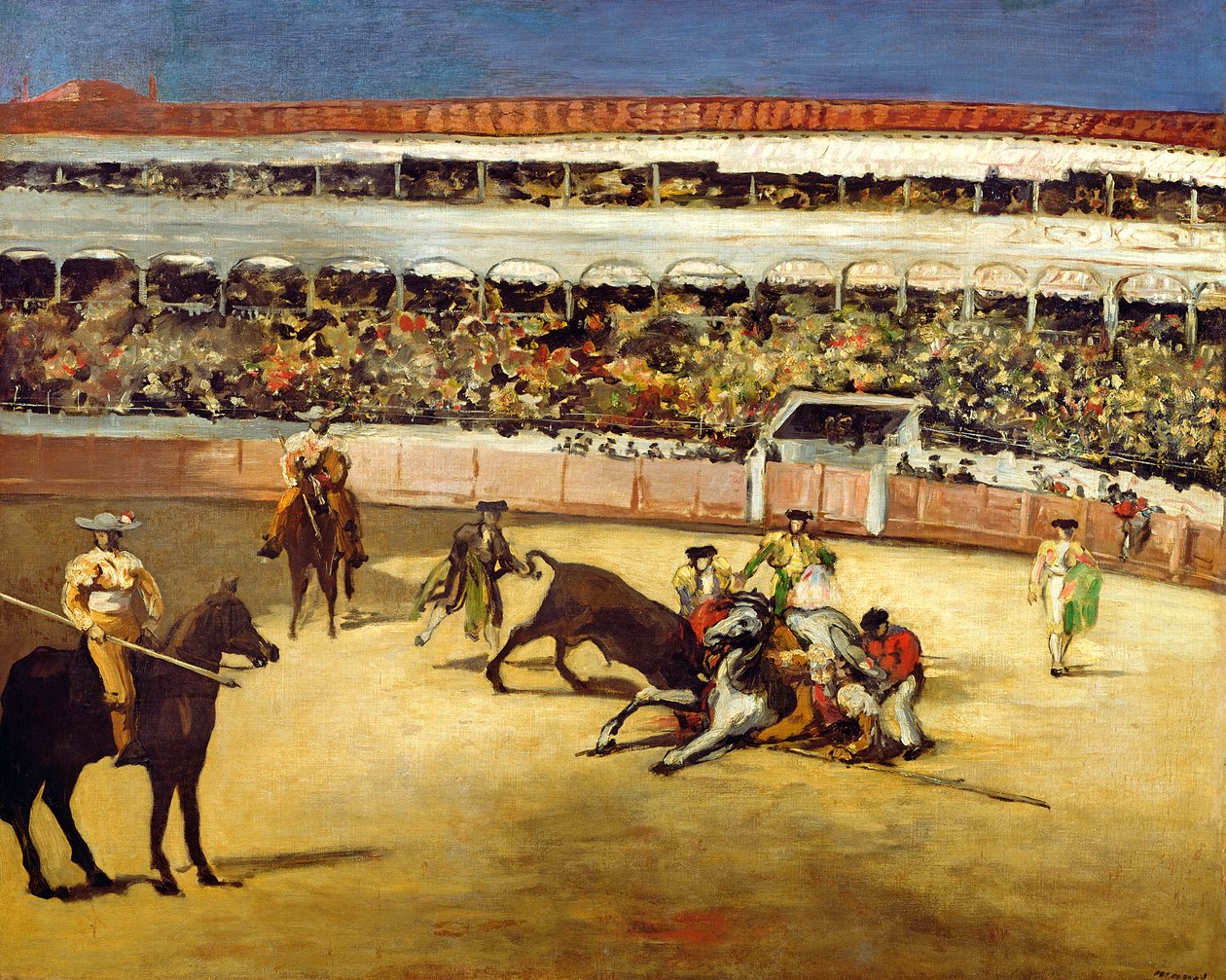 Tjurfäktning, 1865 av Édouard Manet