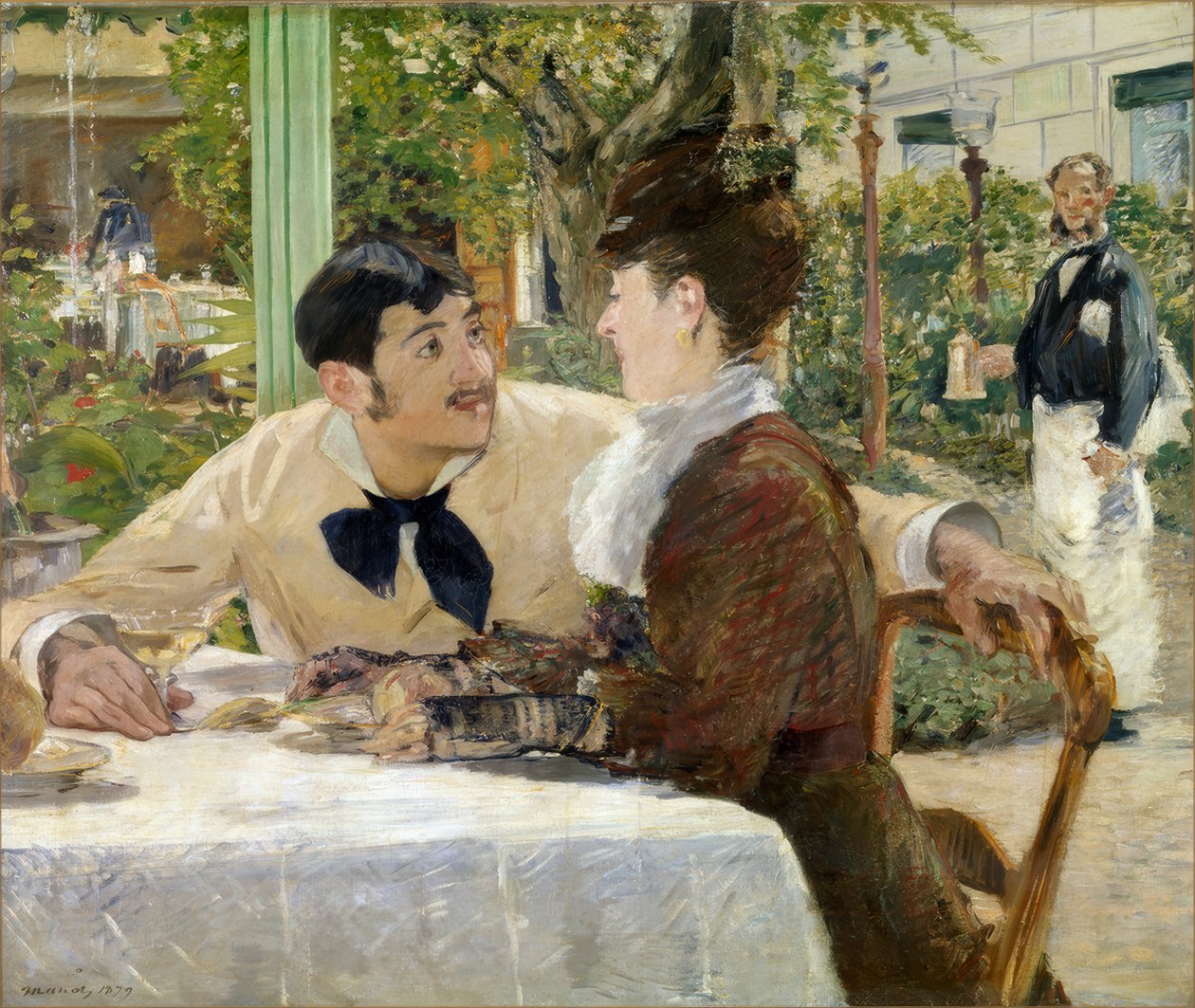 Hos fader Lathuille av Édouard Manet