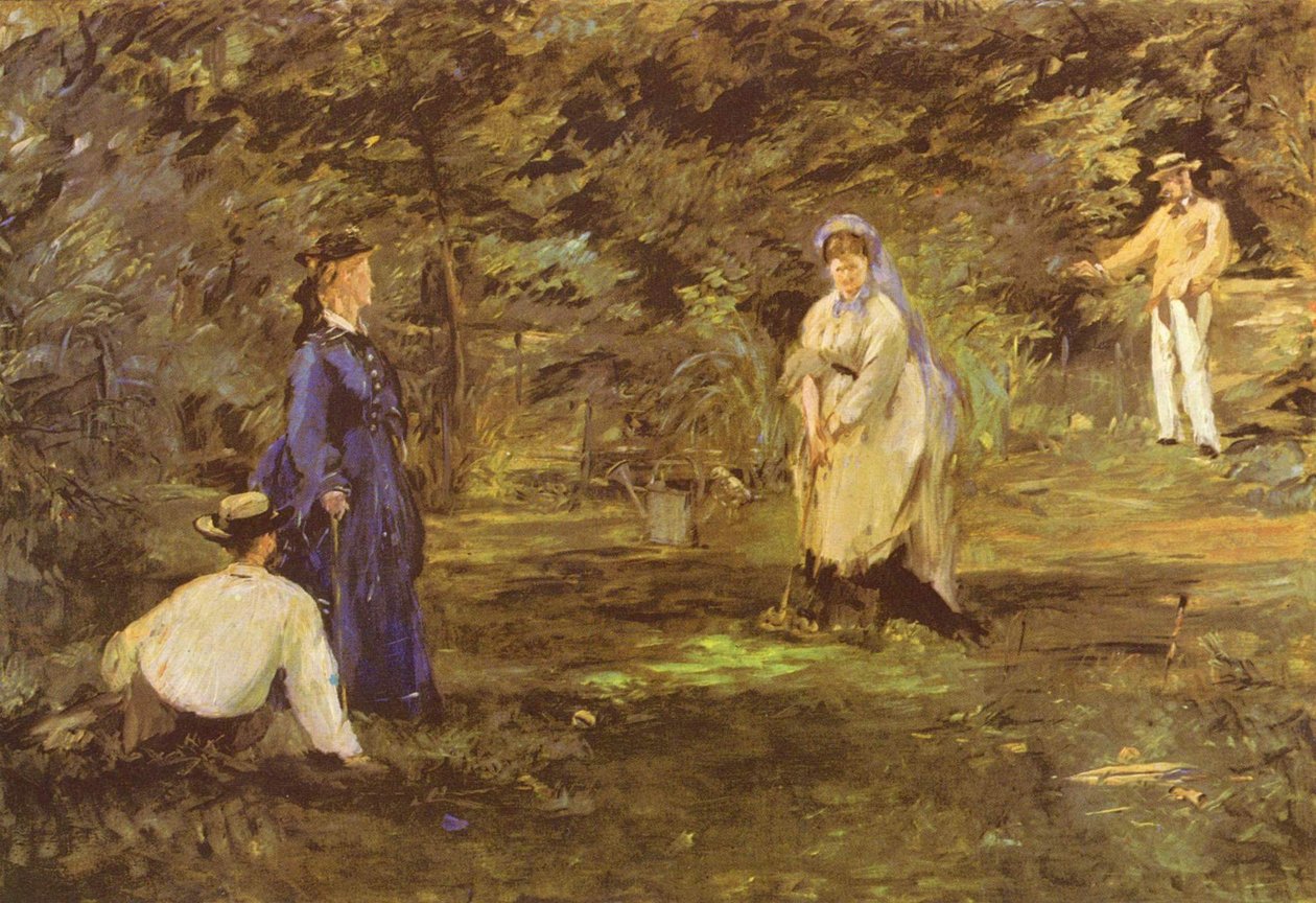 Croquet-Partie av Édouard Manet