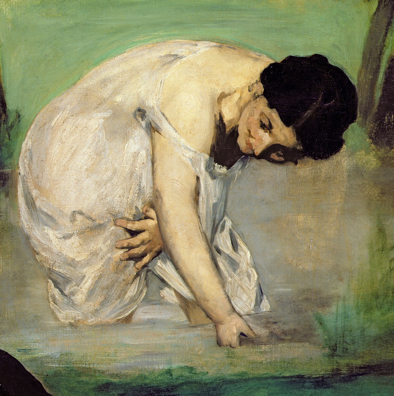 Lunch på gräset, 1863 (detalj av 2310) av Édouard Manet