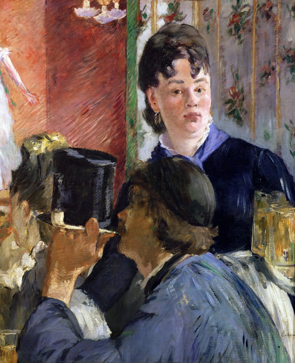 The Waitress of Bocks, 1878-79 swed av Édouard Manet