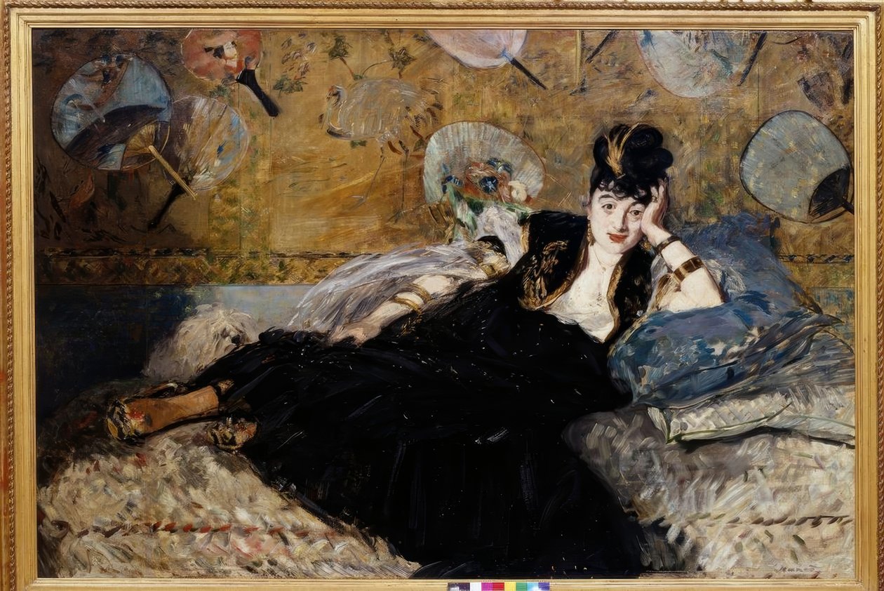 Damen med fläktarna av Édouard Manet