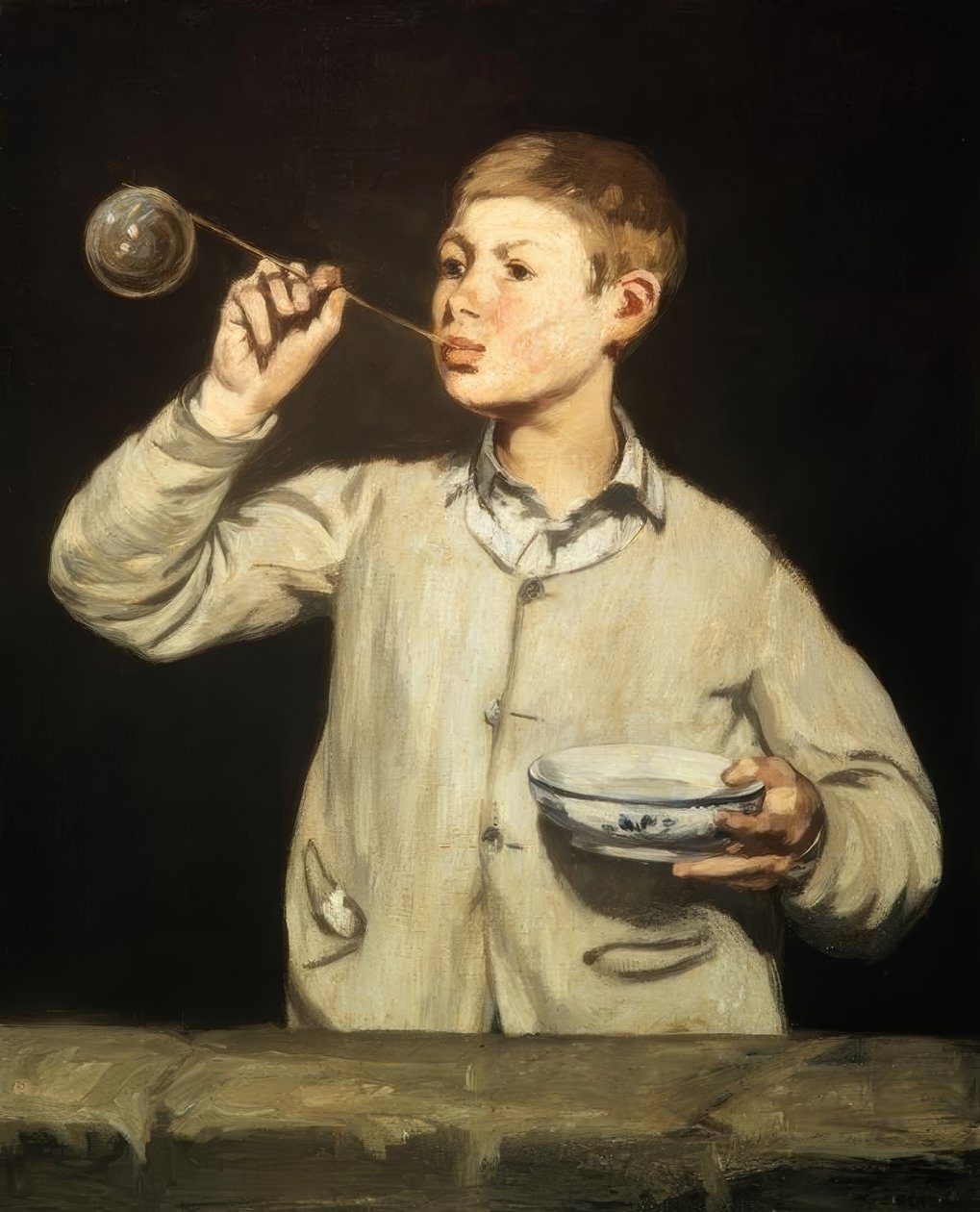 Pojken med såpbubblan av Édouard Manet
