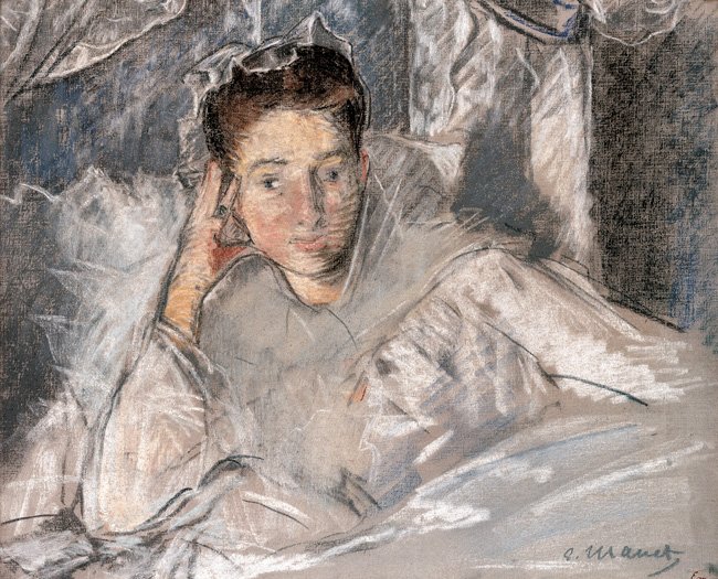 Mme Loubens au Lit av Édouard Manet