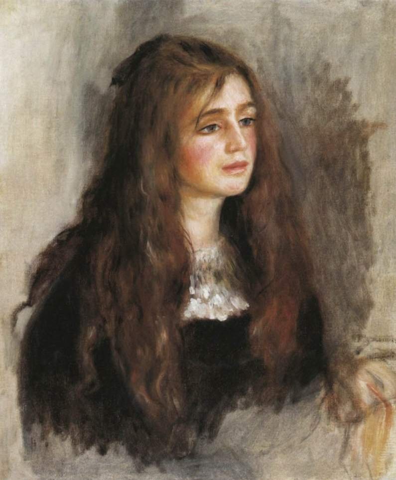 Portrait de Julie Manet av Édouard Manet