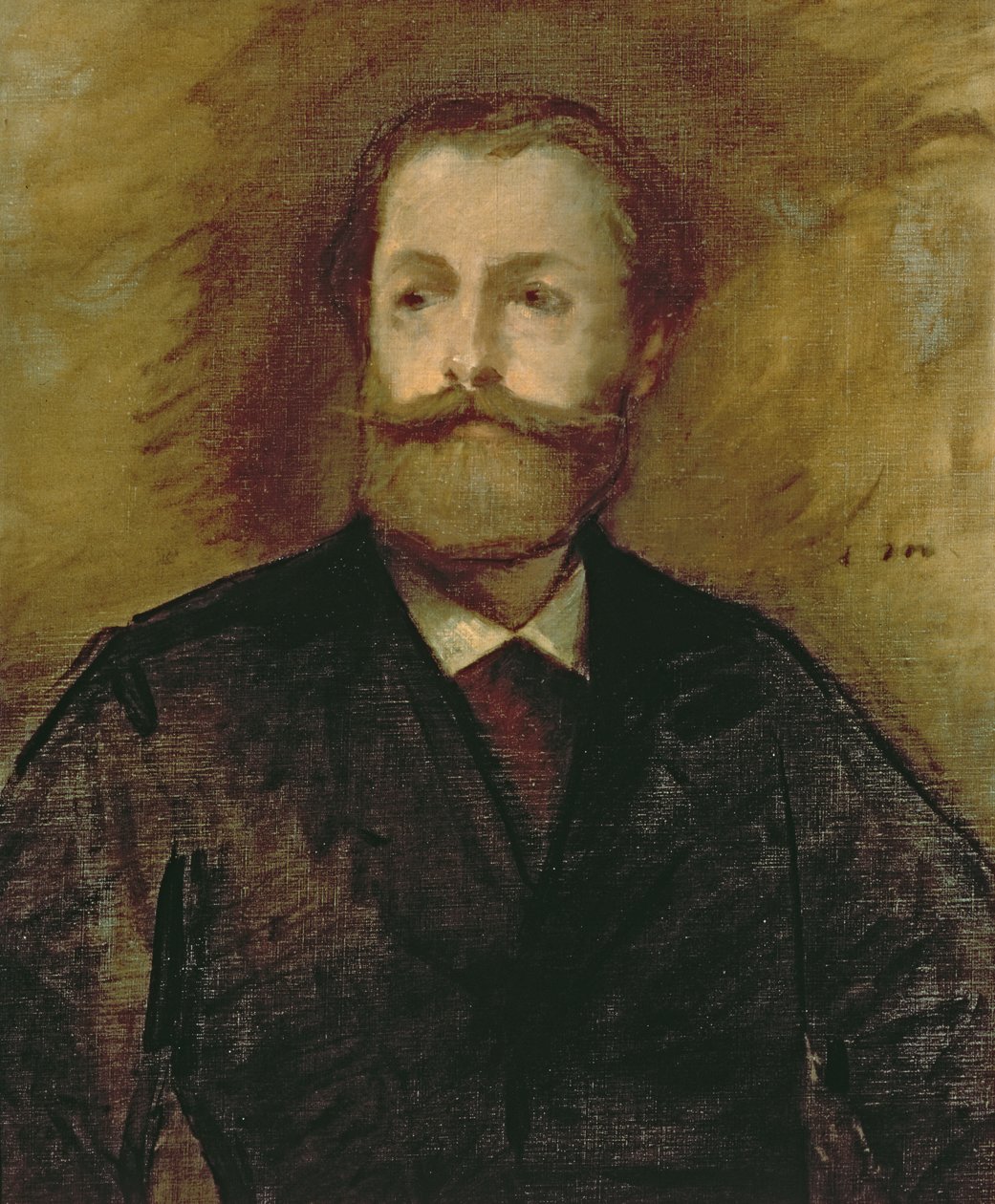 Porträtt av Antonin Proust (1832-1905) ca 1877-80 av Édouard Manet