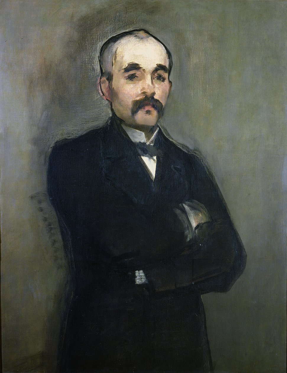 Picha ya Georges Clemenceau (1841-1929) 1879 swed av Édouard Manet