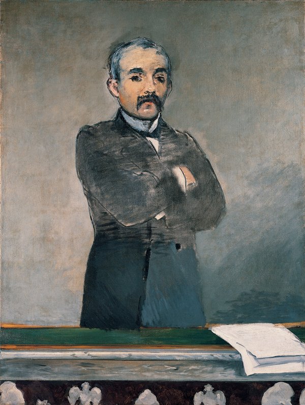 Portrait of Georges Clemenceau av Édouard Manet
