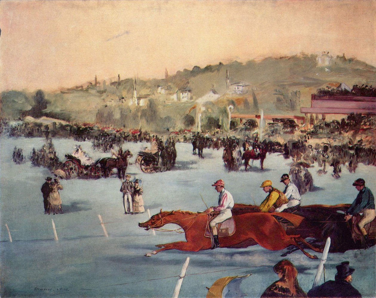 Rennen im Bois de Boulogne av Édouard Manet