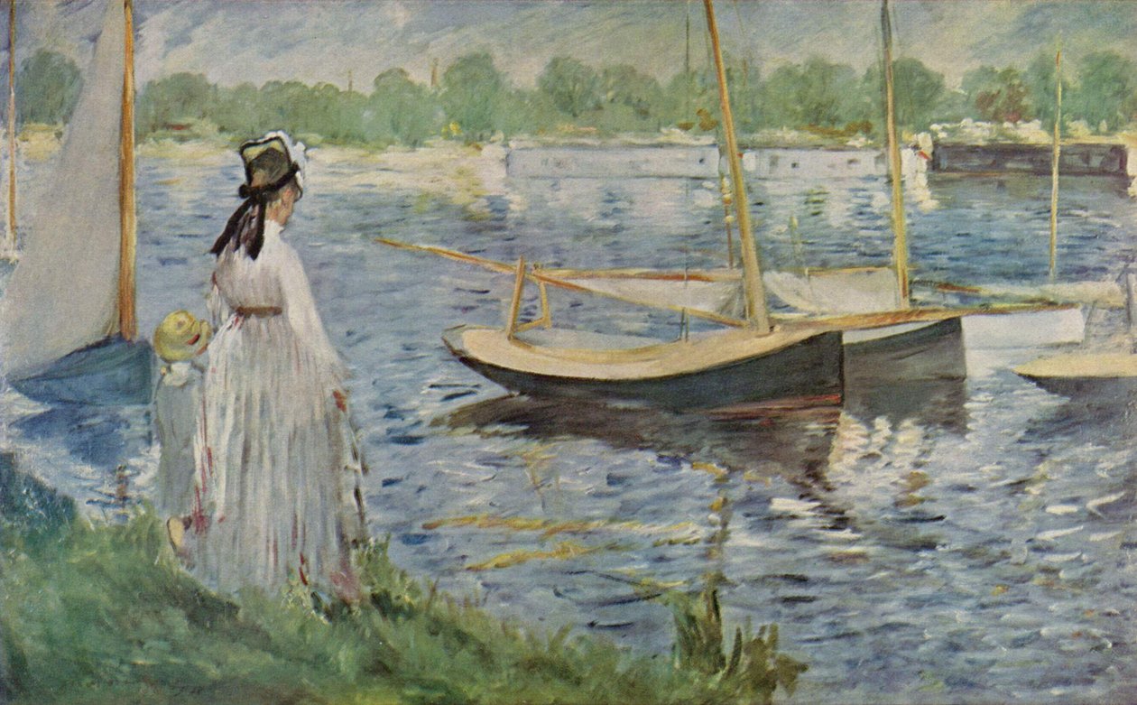 Seine-Ufer bei Argenteuil av Édouard Manet