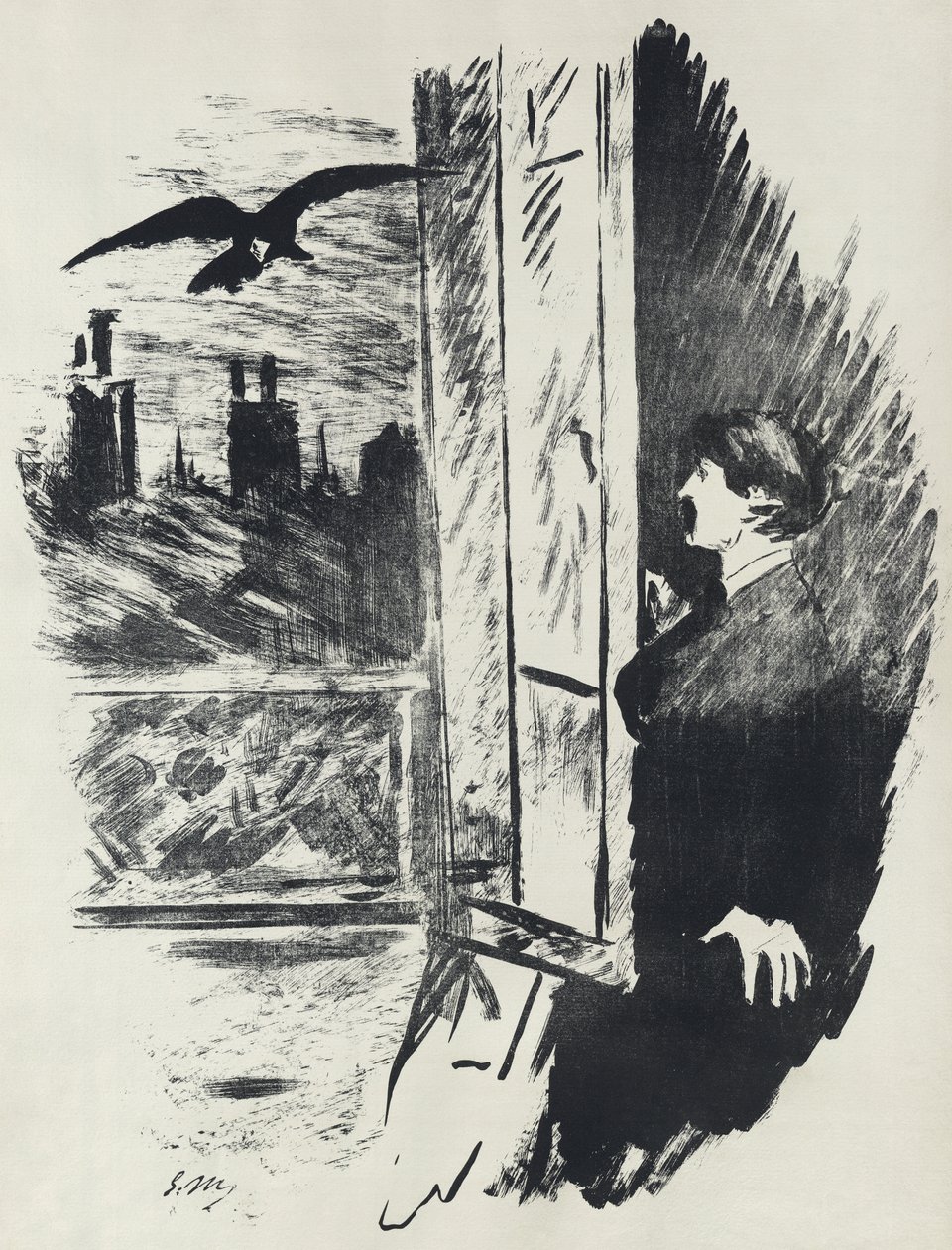 The Raven av Édouard Manet