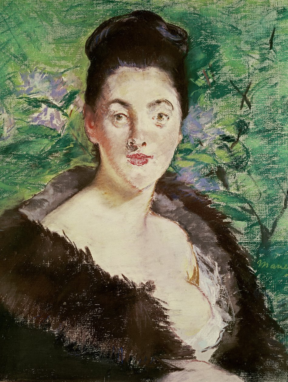 Fafine i se ofu fulufulu (pastel) sau av Édouard Manet