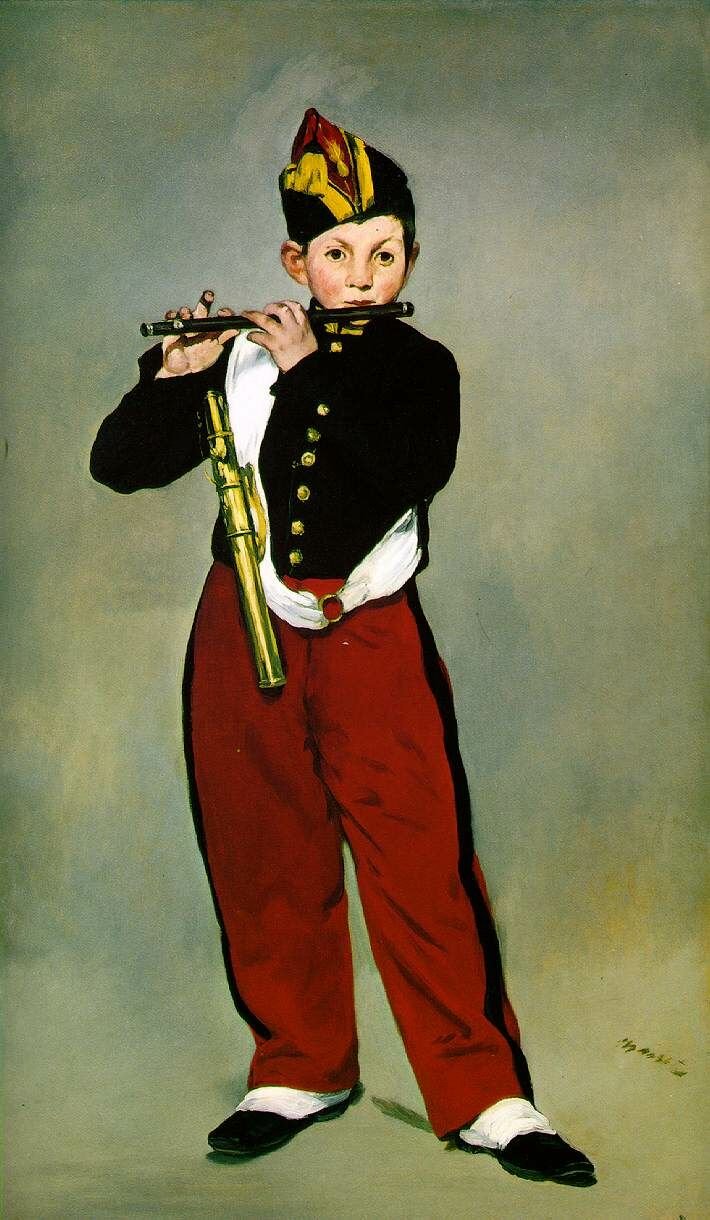 Young Flautist, or The Fifer av Édouard Manet