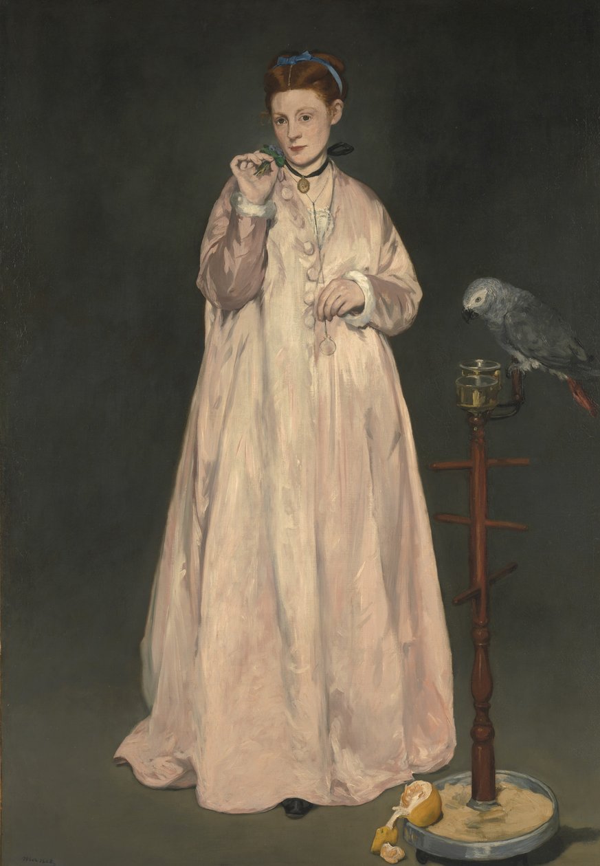 Ung dam 1866 av Édouard Manet