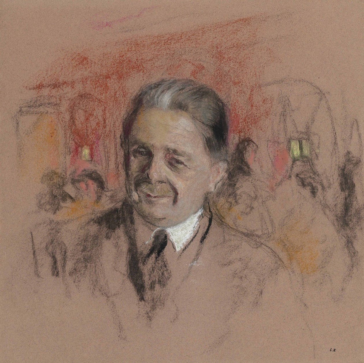 Studera för ett porträtt av Georges Bénard av Edouard Vuillard