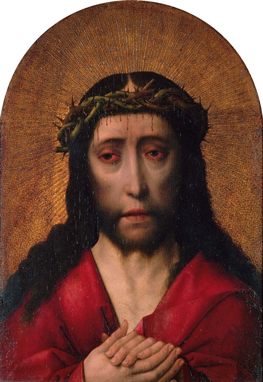 Christ Crowned with Thorns  av follower of Dieric Bouts