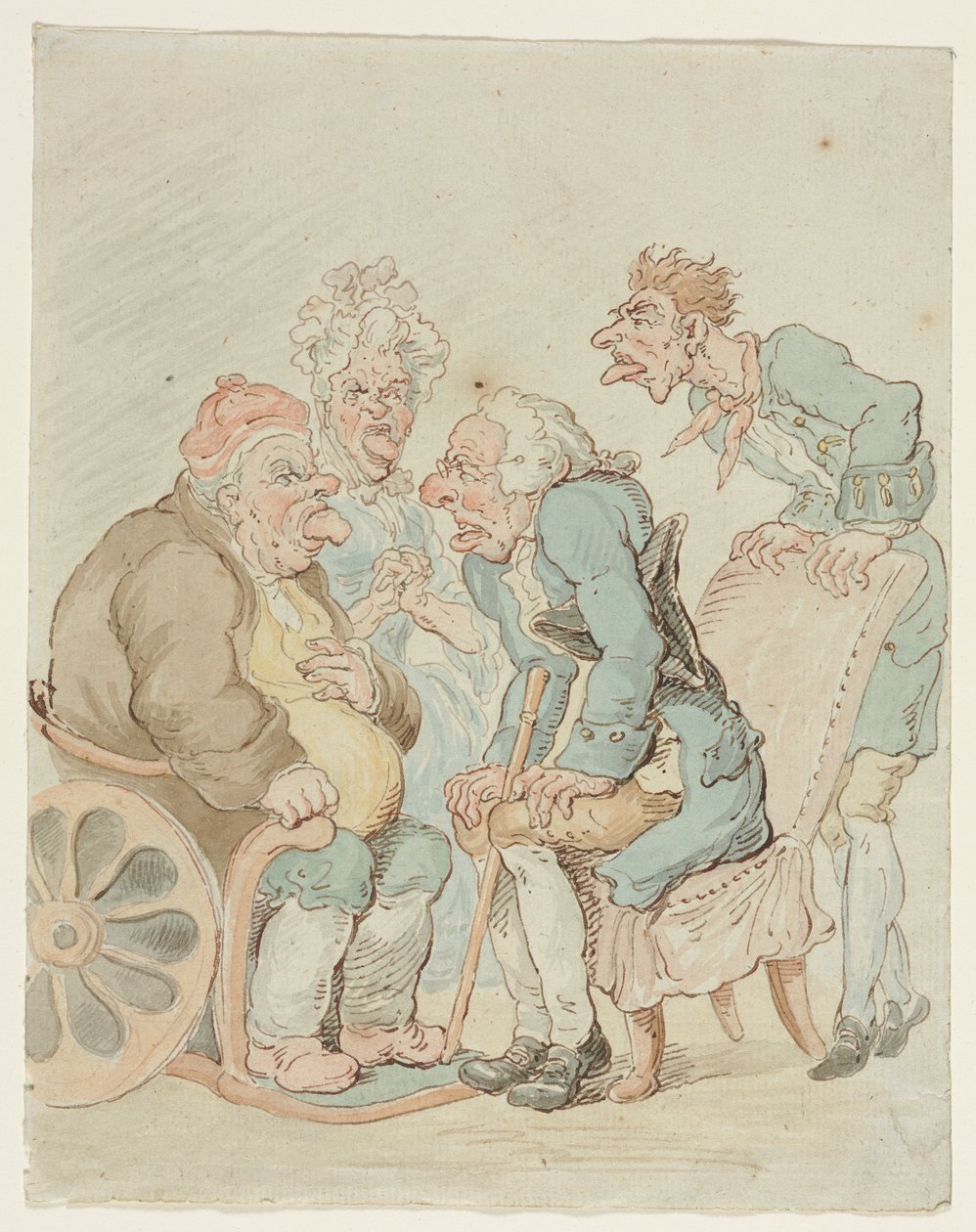 Läkare av imitator of Thomas Rowlandson