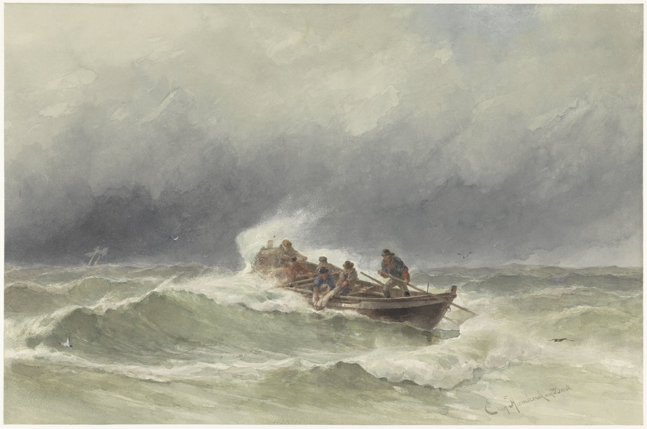 Räddning till sjöss av jonkheer Jacob Eduard van Heemskerck
