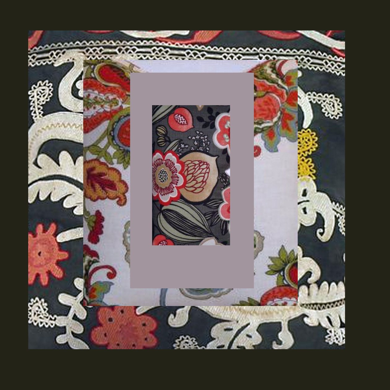 COLOR AND PATTERN COLLAGE, 2018 (blandteknik) av linda arthurs