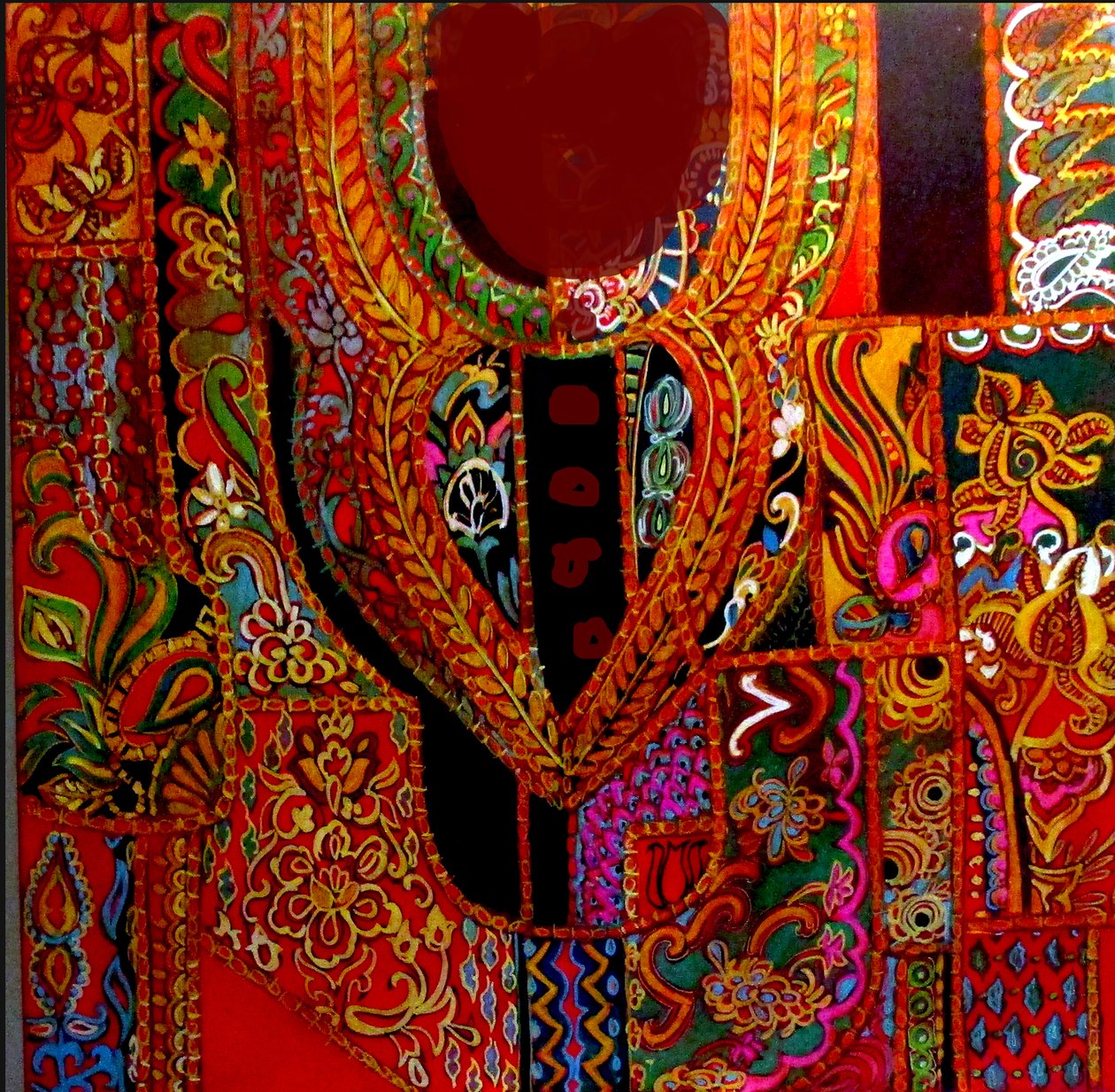 INDIA KURTA, 2017 (blandteknik) av linda arthurs