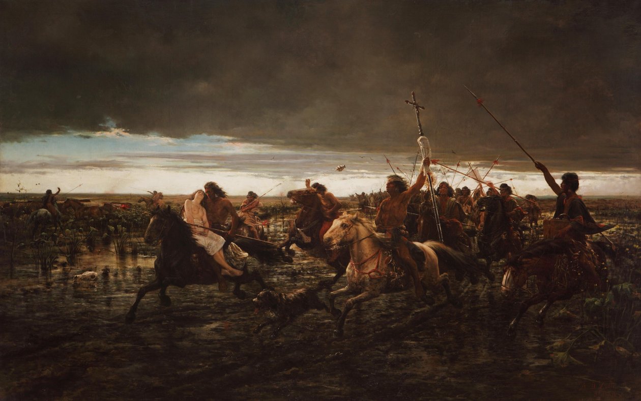 Återkomsten av den indiska raiden av Ángel DELLA Valle